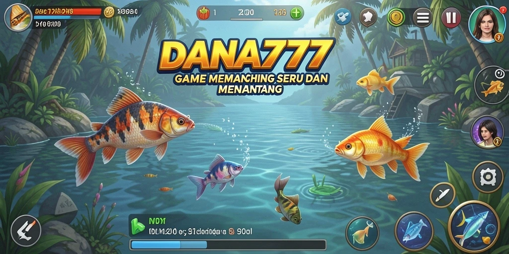 Gameplay DANA777 menampilkan momen memancing yang seru dan menantang.