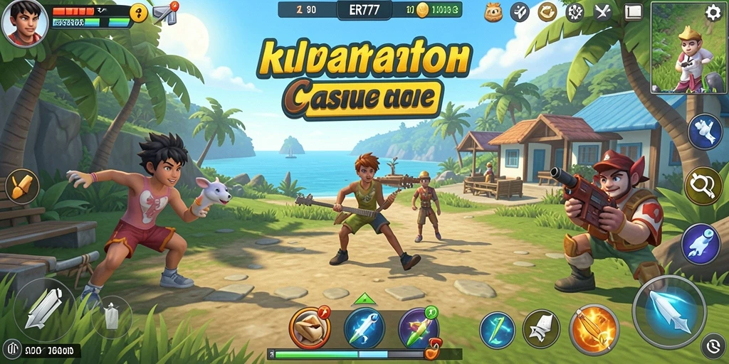 Screenshot utama ER777 menampilkan gameplay yang seru dan mengasyikkan.