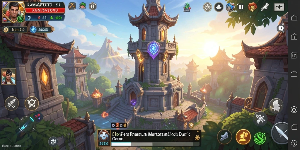 Tampilan gameplay KAMARTOTO dengan strategi Tower Defense yang menegangkan.