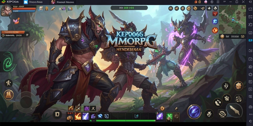 Tangkapan layar gameplay KEPO66 yang menampilkan pertempuran seru dan dunia yang kaya.