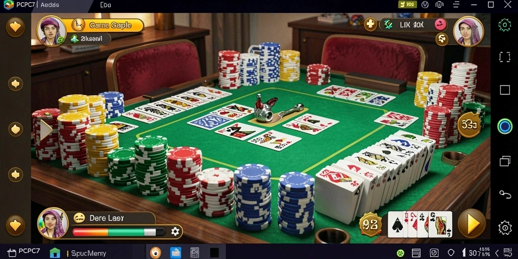 Tampilan gameplay seru dan interaktif di PCPC7.