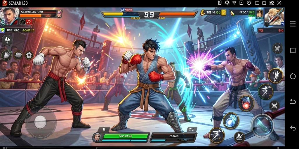 Tampilan gameplay seru dan strategi mendalam di SEMAR123.