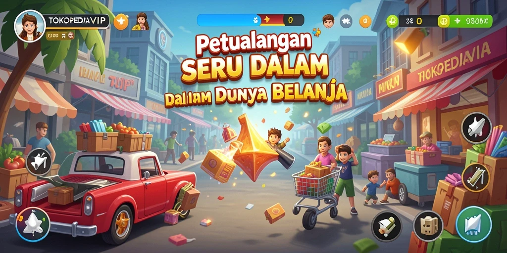 Screenshot gameplay TOKOPEDIAVIP menampilkan aksi petualangan seru.